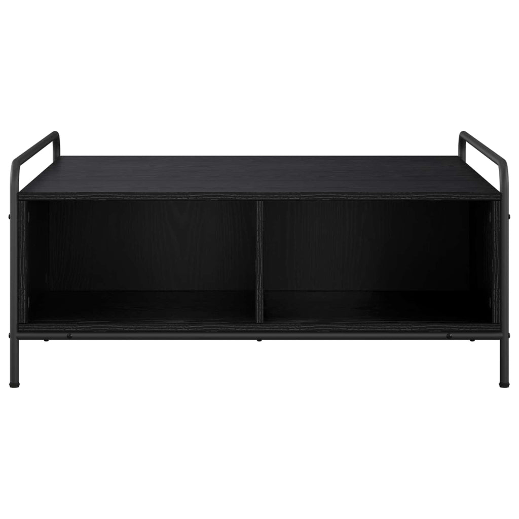 vidaXL Stolik kawowy Czarny dąb 90 x 90 x 41 cm Drewno inżynieryjne