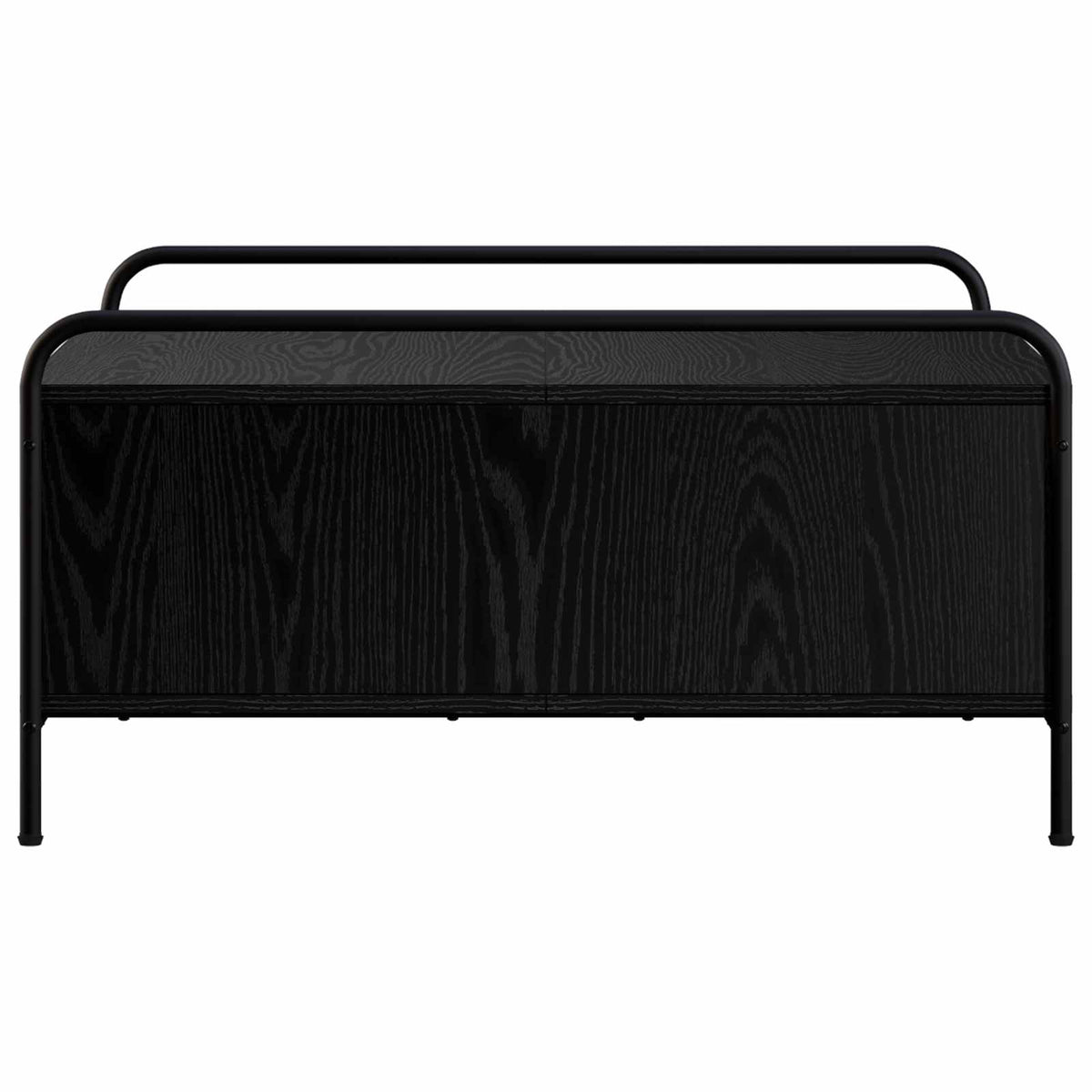 vidaXL Stolik kawowy Czarny dąb 90 x 90 x 41 cm Drewno inżynieryjne