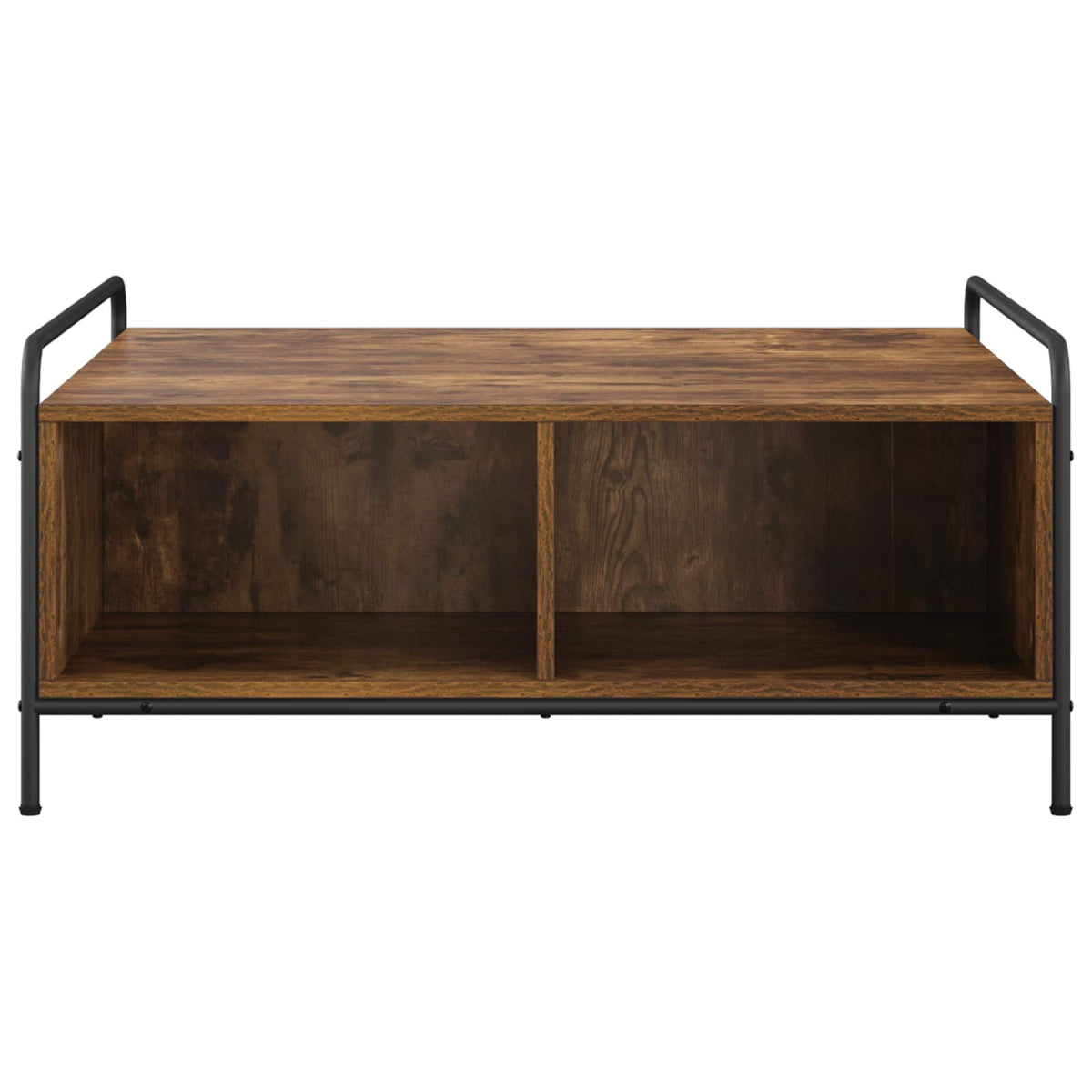 vidaXL Stolik kawowy Dąb wędzony 90 x 90 x 41 cm Drewno inżynieryjne