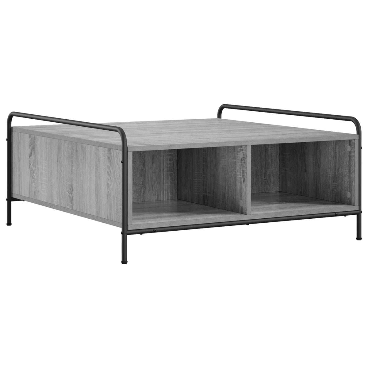 vidaXL Stolik kawowy Szary Sonoma 90 x 90 x 41 cm Drewno inżynieryjne