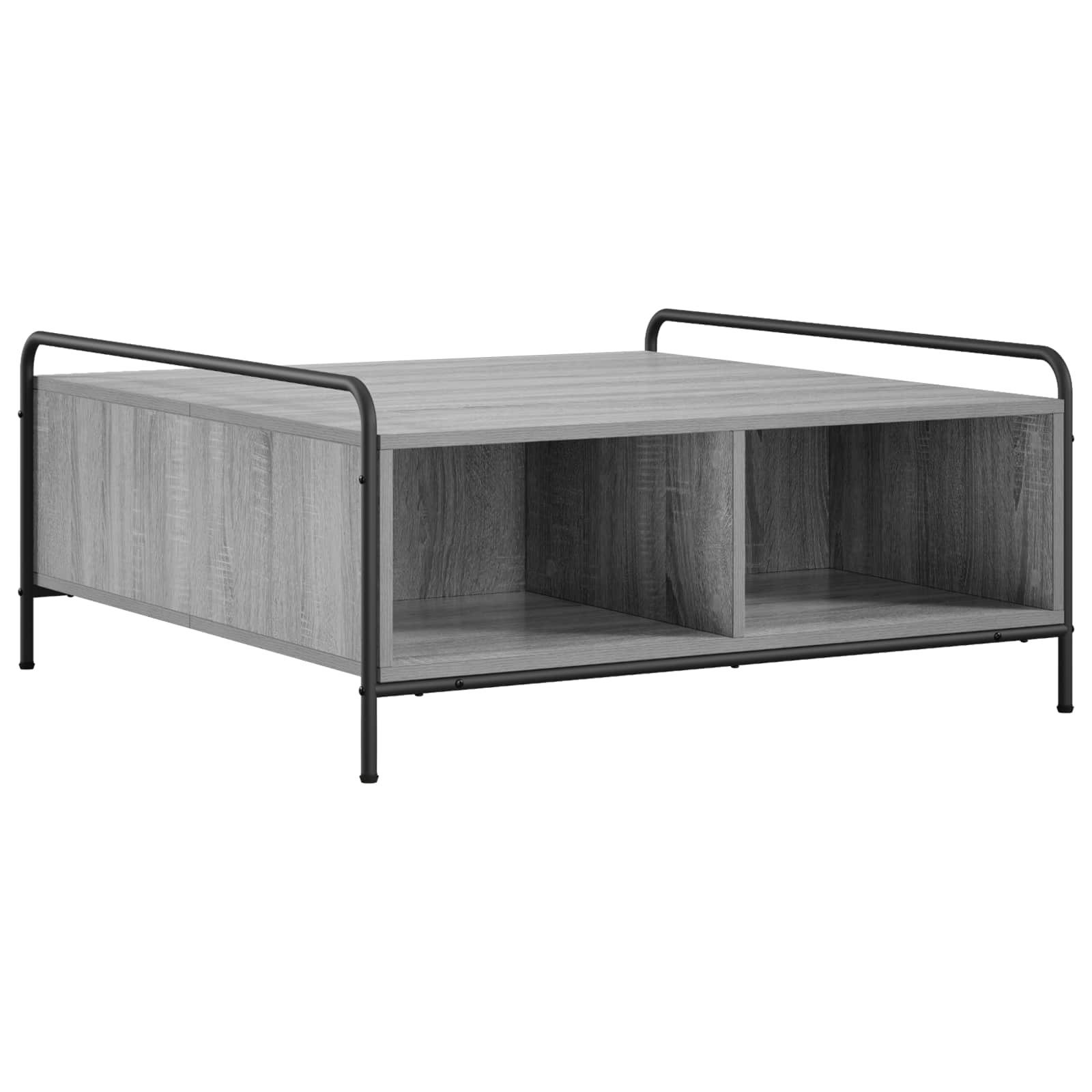 vidaXL Stolik kawowy Szary Sonoma 90 x 90 x 41 cm Drewno inżynieryjne
