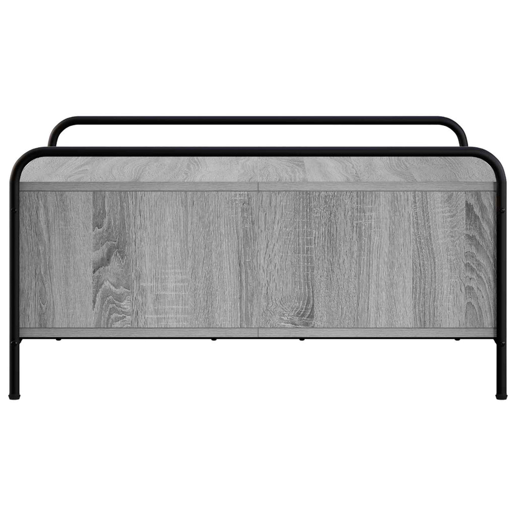 vidaXL Stolik kawowy Szary Sonoma 90 x 90 x 41 cm Drewno inżynieryjne
