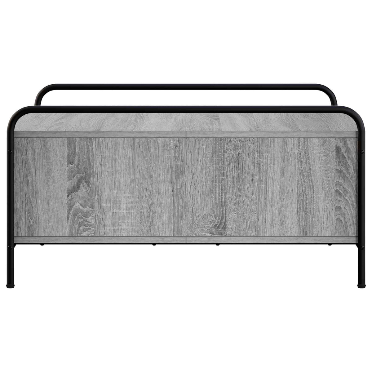 vidaXL Stolik kawowy Szary Sonoma 90 x 90 x 41 cm Drewno inżynieryjne