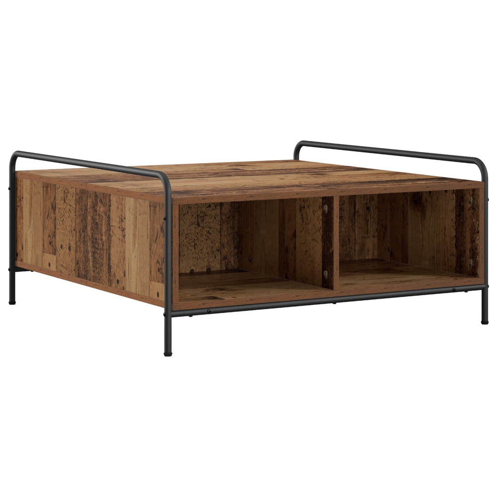 vidaXL Stolik kawowy Stare drewno 90 x 90 x 41 cm Drewno inżynieryjne