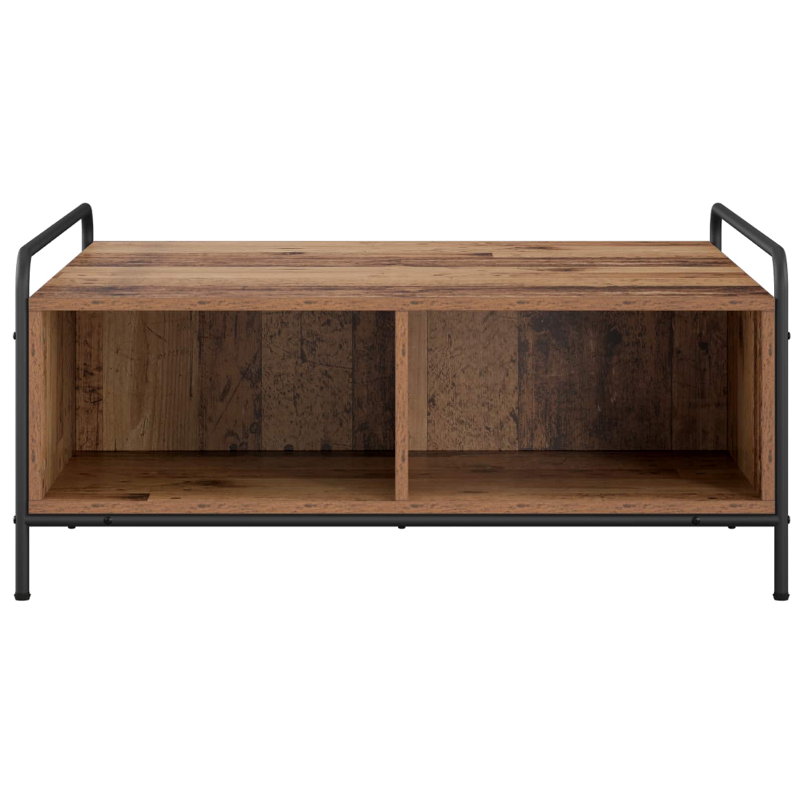 vidaXL Stolik kawowy Stare drewno 90 x 90 x 41 cm Drewno inżynieryjne