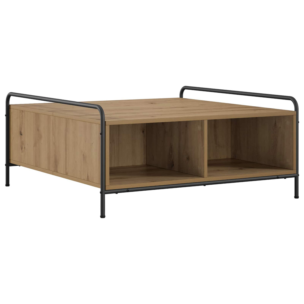 vidaXL Stolik kawowy Dąb artisan 90 x 90 x 41 cm Drewno inżynieryjne