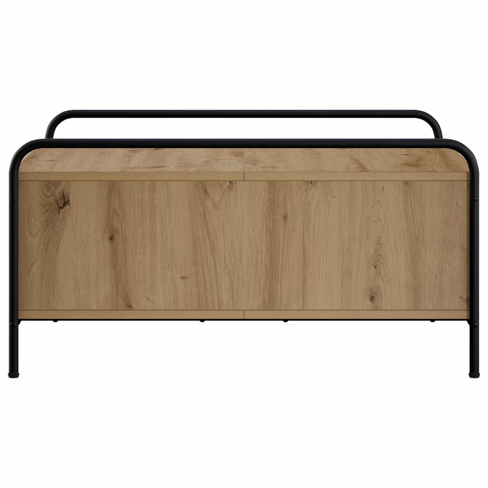 vidaXL Stolik kawowy Dąb artisan 90 x 90 x 41 cm Drewno inżynieryjne