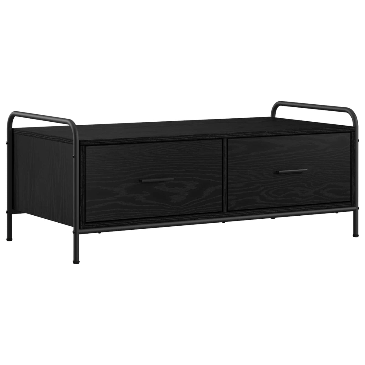 vidaXL Stolik kawowy Czarny dąb 99,5 x 49 x 41 cm Drewno inżynieryjne