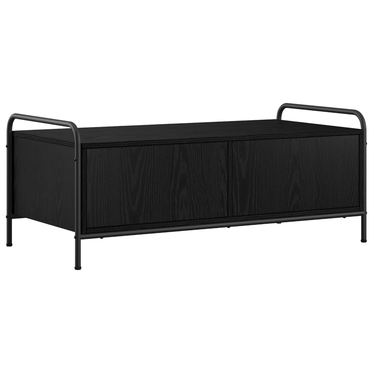 vidaXL Stolik kawowy Czarny dąb 99,5 x 49 x 41 cm Drewno inżynieryjne