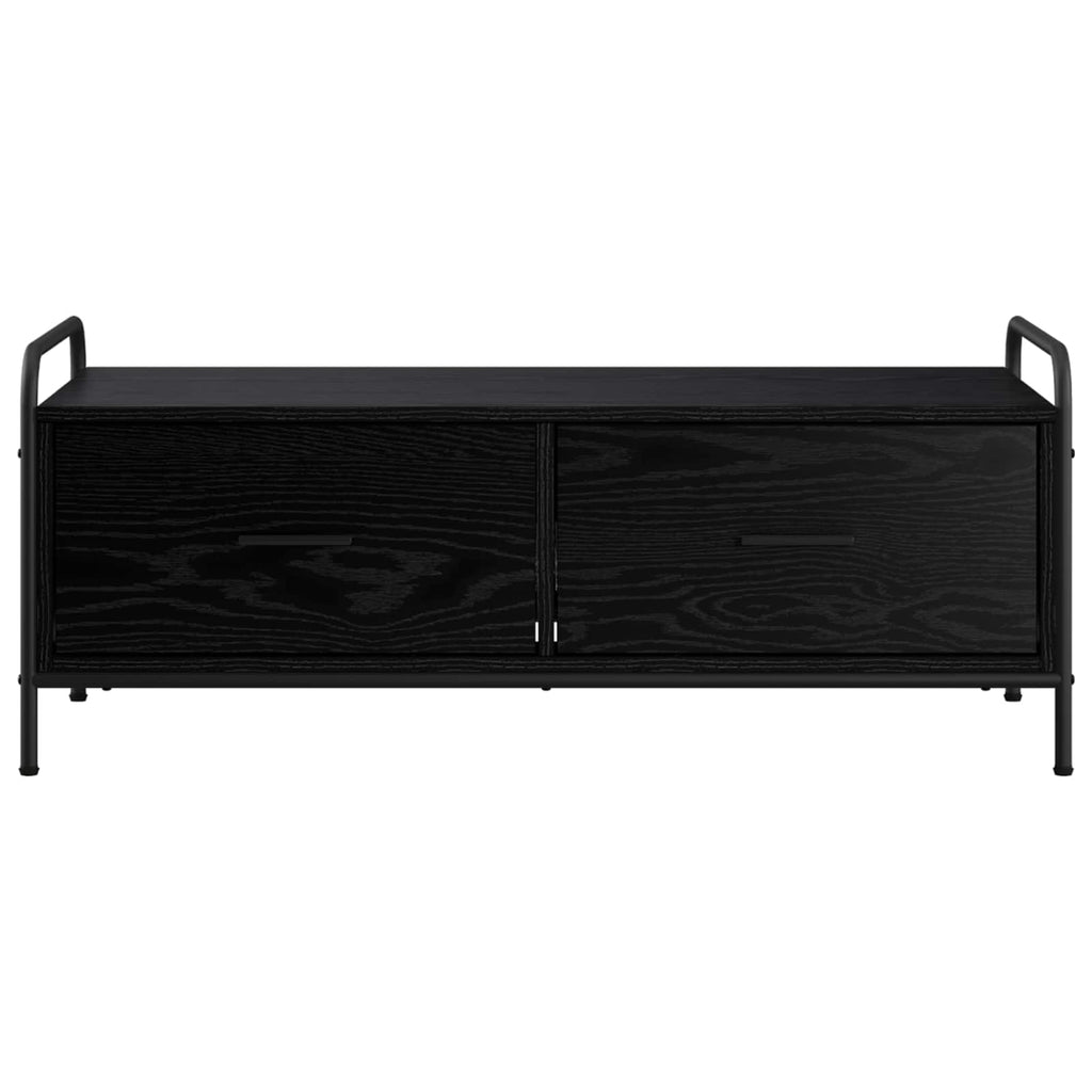 vidaXL Stolik kawowy Czarny dąb 99,5 x 49 x 41 cm Drewno inżynieryjne