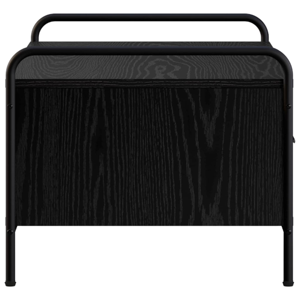 vidaXL Stolik kawowy Czarny dąb 99,5 x 49 x 41 cm Drewno inżynieryjne