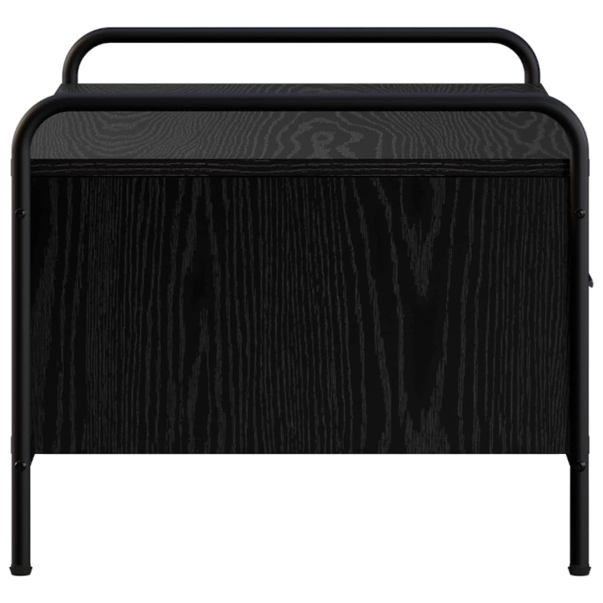 vidaXL Stolik kawowy Czarny dąb 99,5 x 49 x 41 cm Drewno inżynieryjne