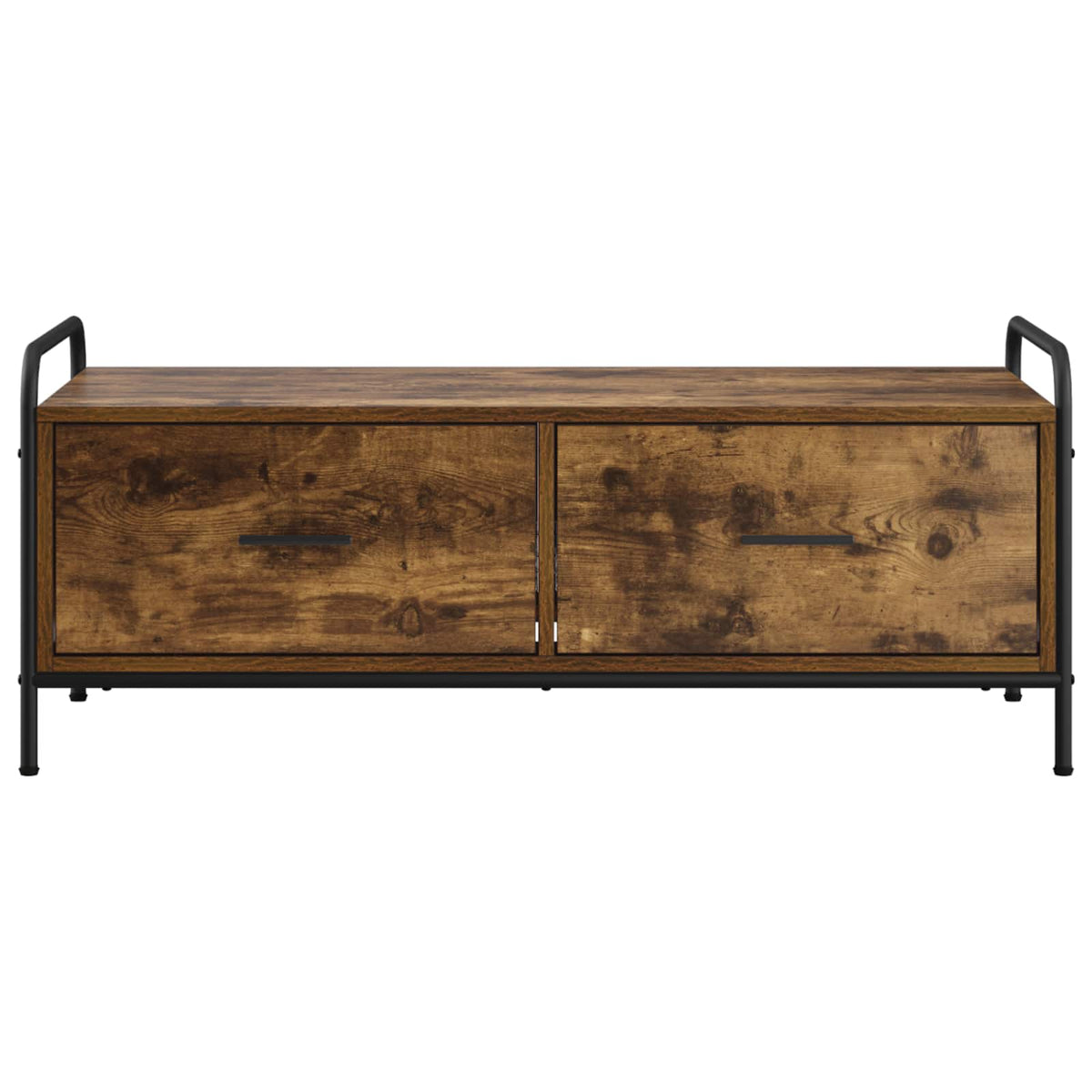 vidaXL Stolik kawowy Dąb wędzony 99,5 x 49 x 41 cm Drewno inżynieryjne