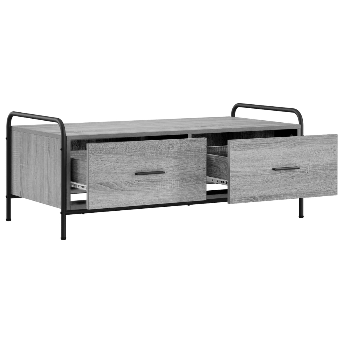 vidaXL Stolik kawowy Szary Sonoma 99,5 x 49 x 41 cm