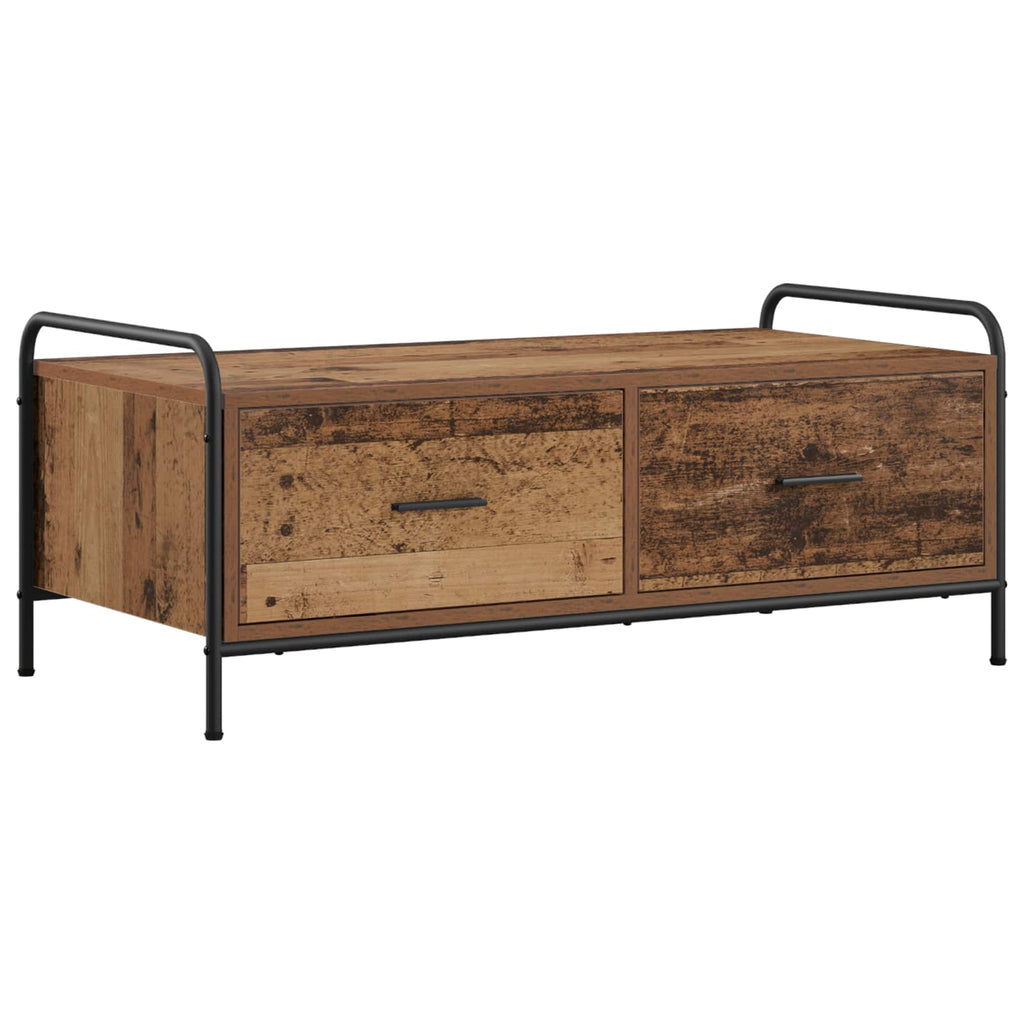 vidaXL Stolik kawowy Stare drewno 99,5 x 49 x 41 cm