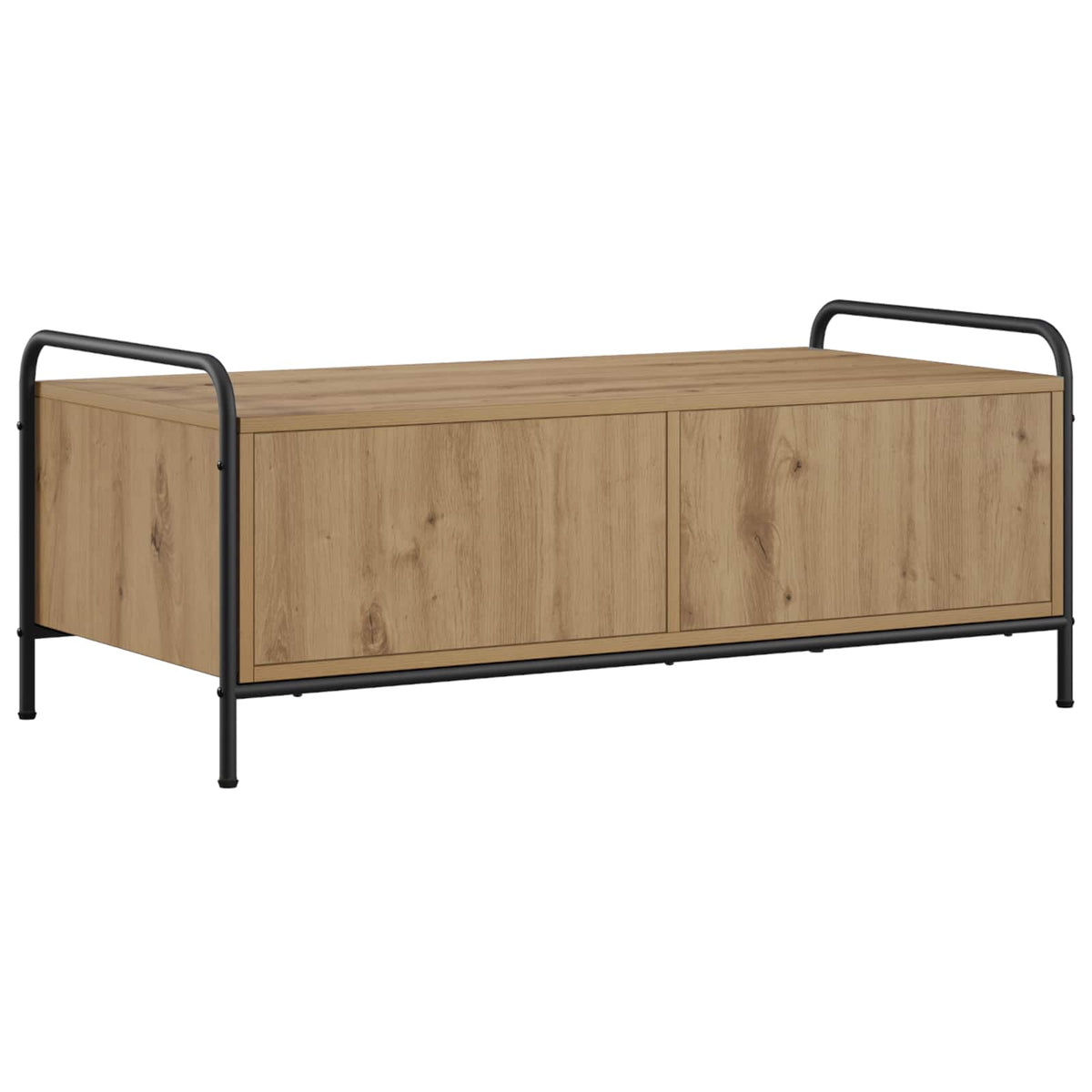 vidaXL Stolik kawowy Dąb artisan 99,5 x 49 x 41 cm Drewno inżynieryjne