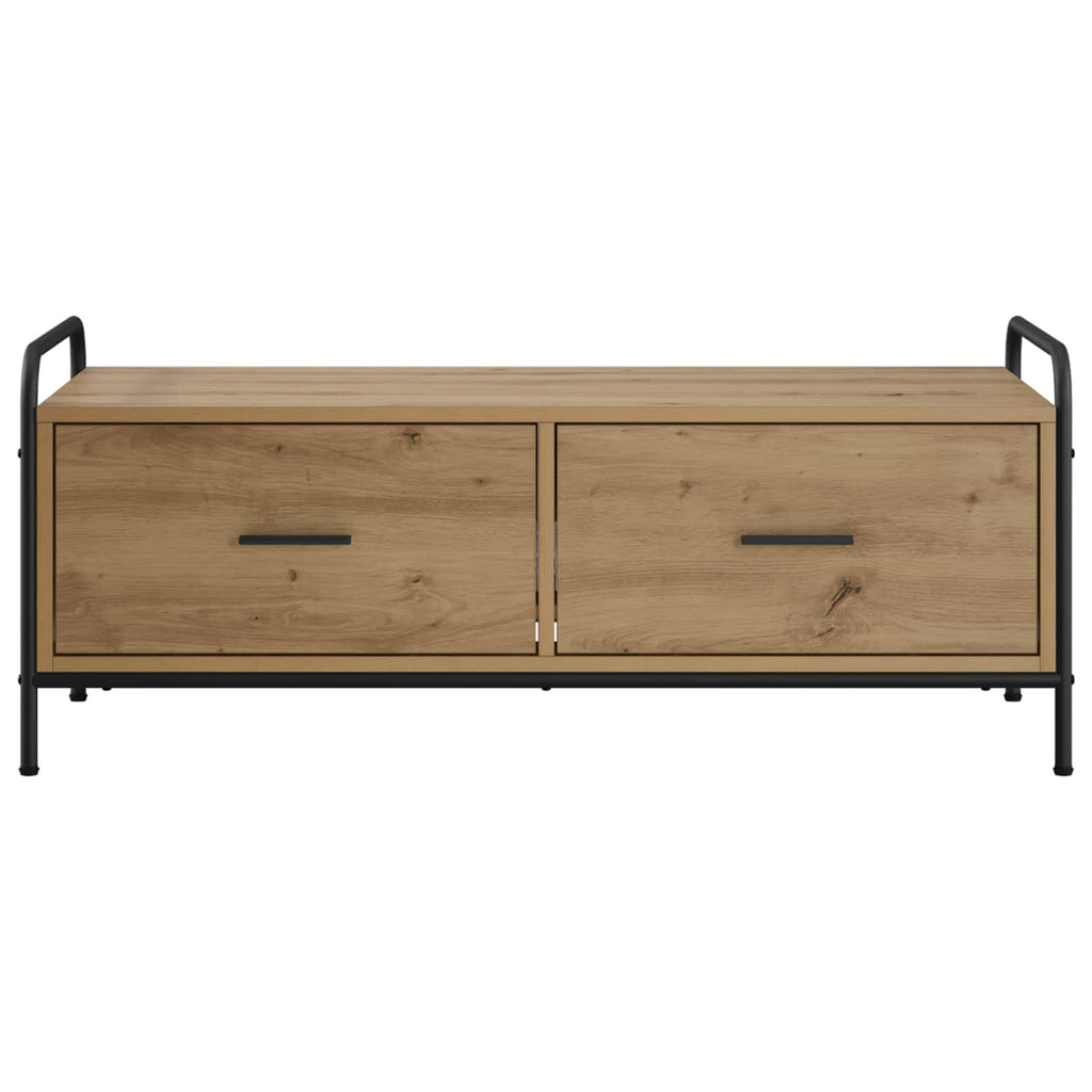 vidaXL Stolik kawowy Dąb artisan 99,5 x 49 x 41 cm Drewno inżynieryjne