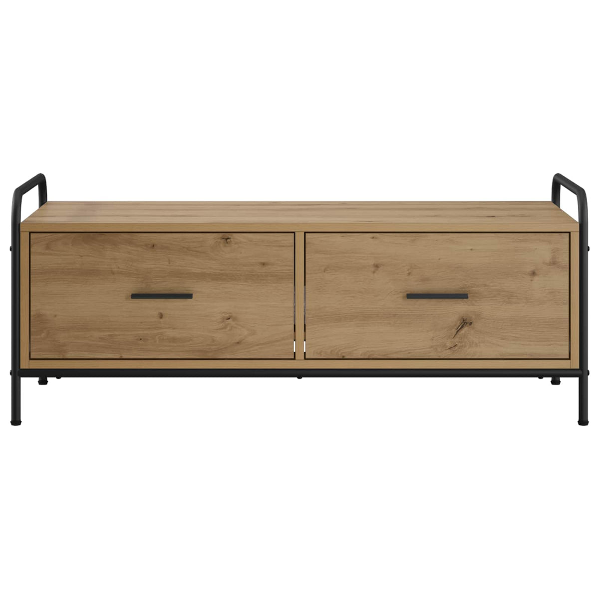 vidaXL Stolik kawowy Dąb artisan 99,5 x 49 x 41 cm Drewno inżynieryjne