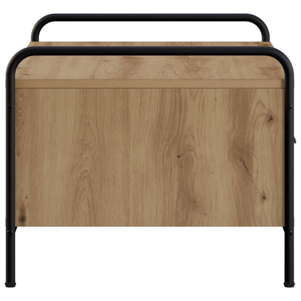 vidaXL Stolik kawowy Dąb artisan 99,5 x 49 x 41 cm Drewno inżynieryjne