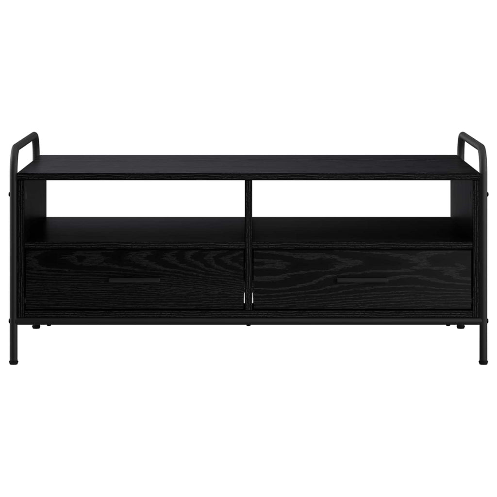 vidaXL Stolik kawowy Czarny dąb 99,5 x 49 x 46 cm Drewno inżynieryjne