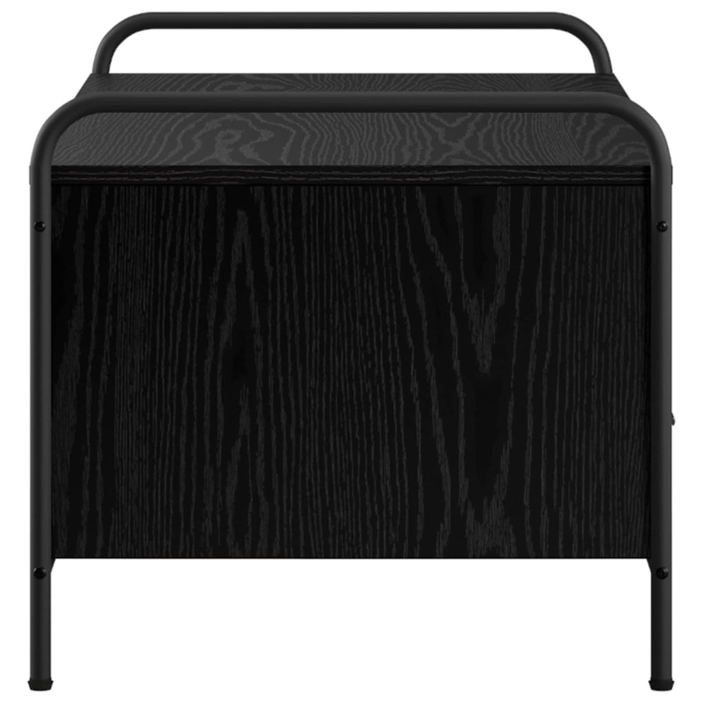 vidaXL Stolik kawowy Czarny dąb 99,5 x 49 x 46 cm Drewno inżynieryjne