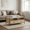 vidaXL Stolik kawowy dąb Sonoma 99,5 x 49 x 46 cm Drewno inżynieryjne
