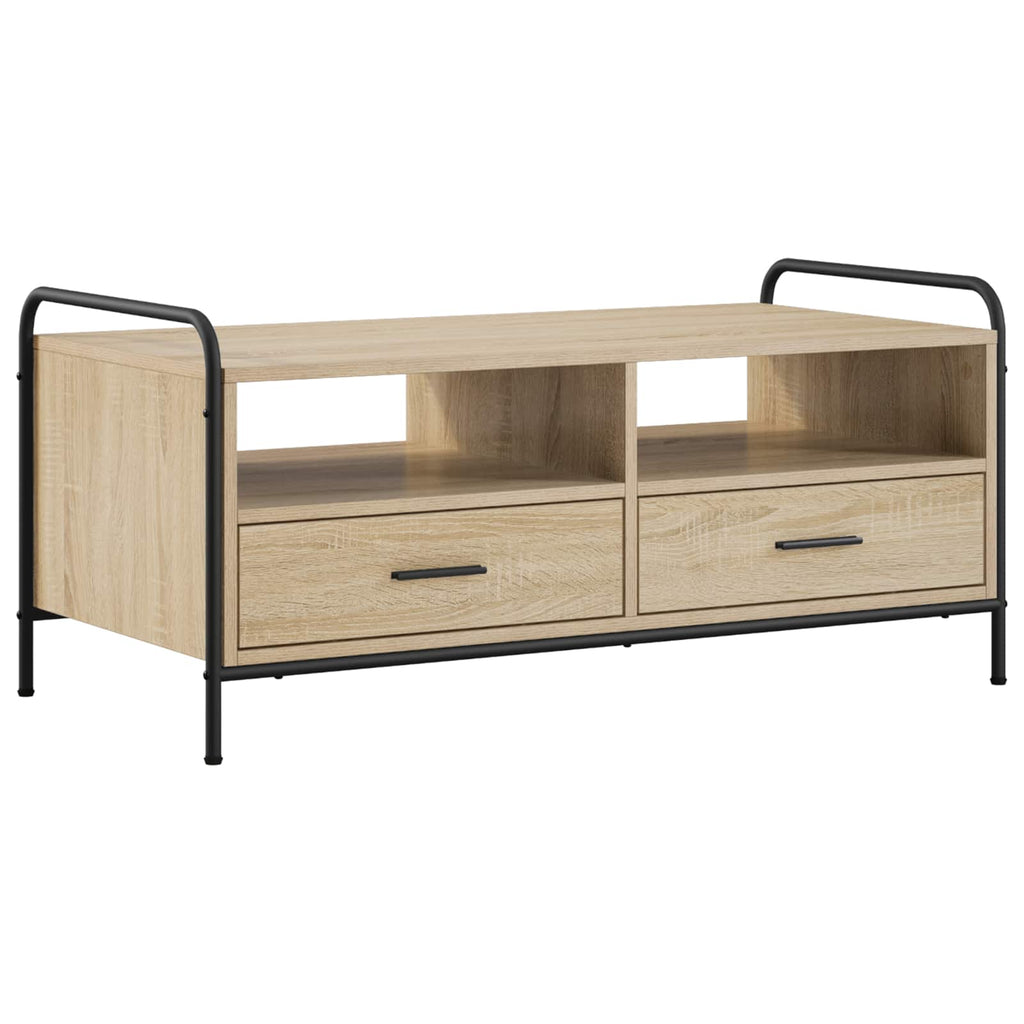 vidaXL Stolik kawowy dąb Sonoma 99,5 x 49 x 46 cm Drewno inżynieryjne