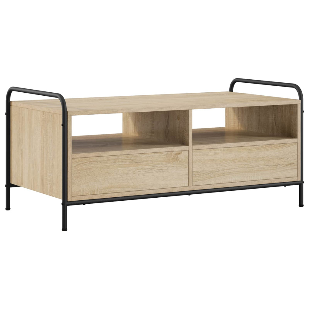 vidaXL Stolik kawowy dąb Sonoma 99,5 x 49 x 46 cm Drewno inżynieryjne