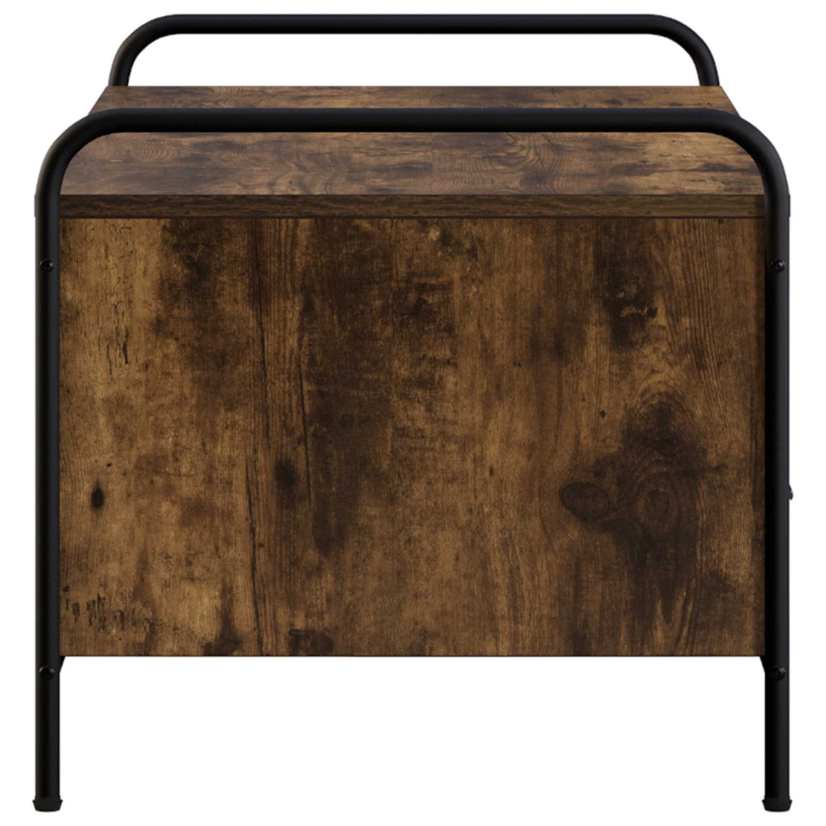 vidaXL Stolik kawowy Dąb wędzony 99,5 x 49 x 46 cm Drewno inżynieryjne