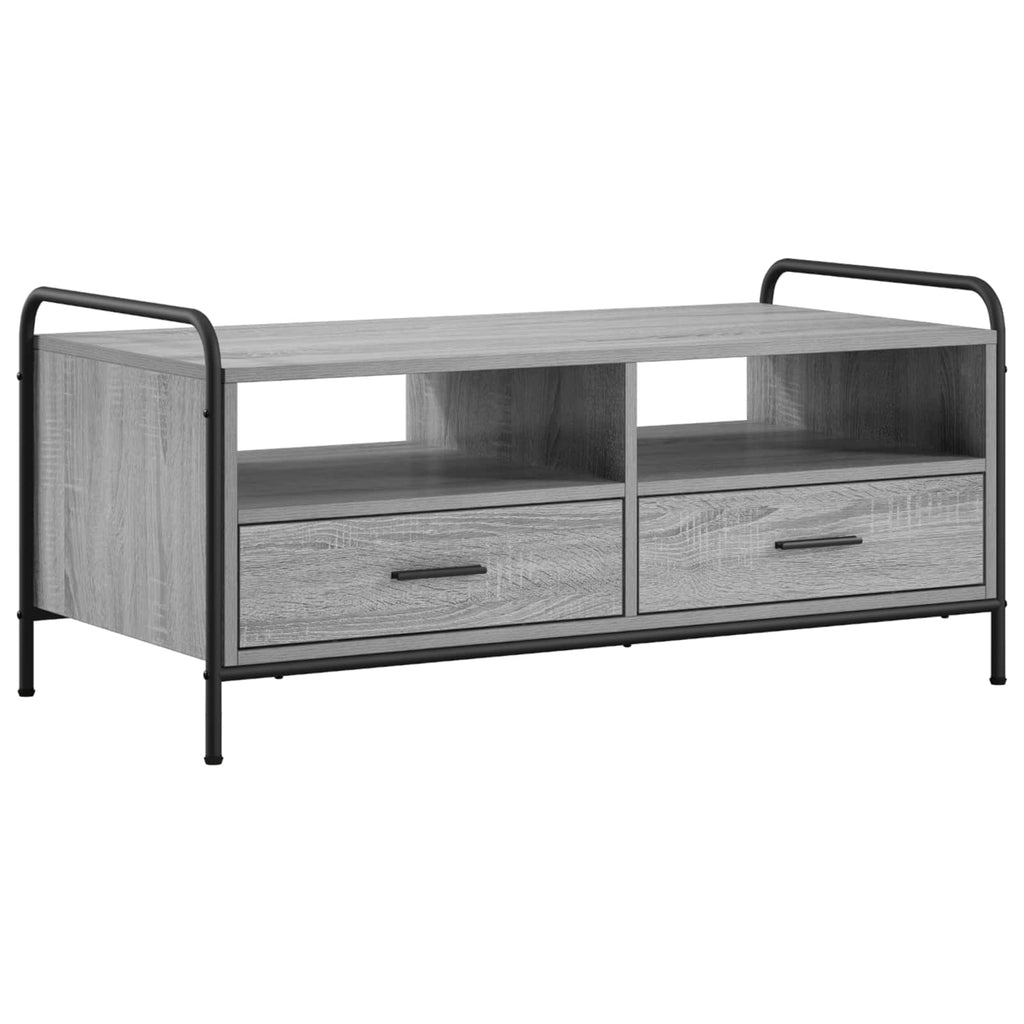 vidaXL Stolik kawowy Szary Sonoma 99,5 x 49 x 46 cm
