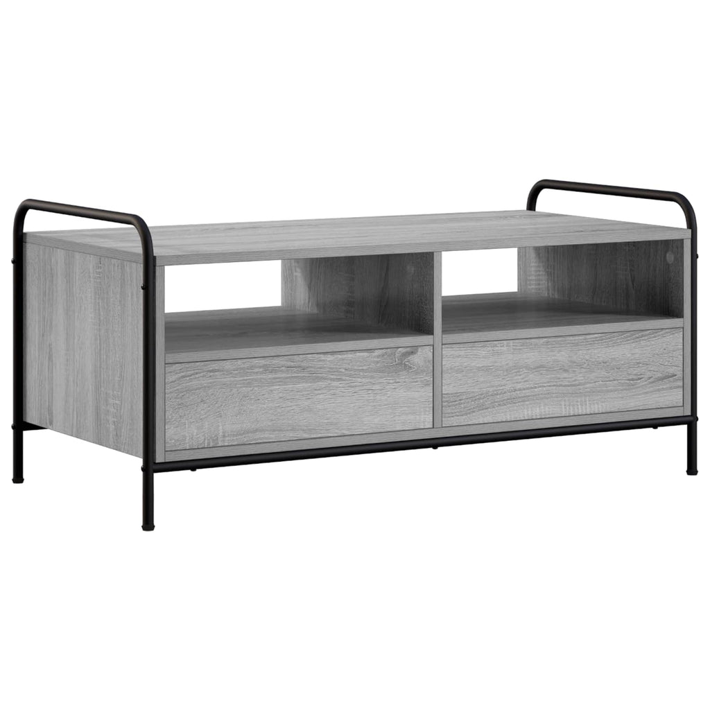 vidaXL Stolik kawowy Szary Sonoma 99,5 x 49 x 46 cm