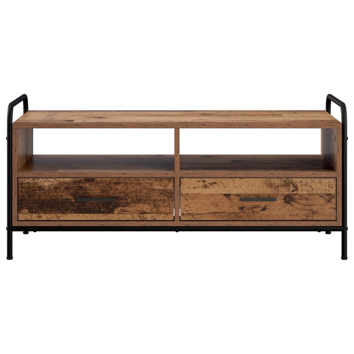 vidaXL Stolik kawowy Stare drewno 99,5 x 49 x 46 cm