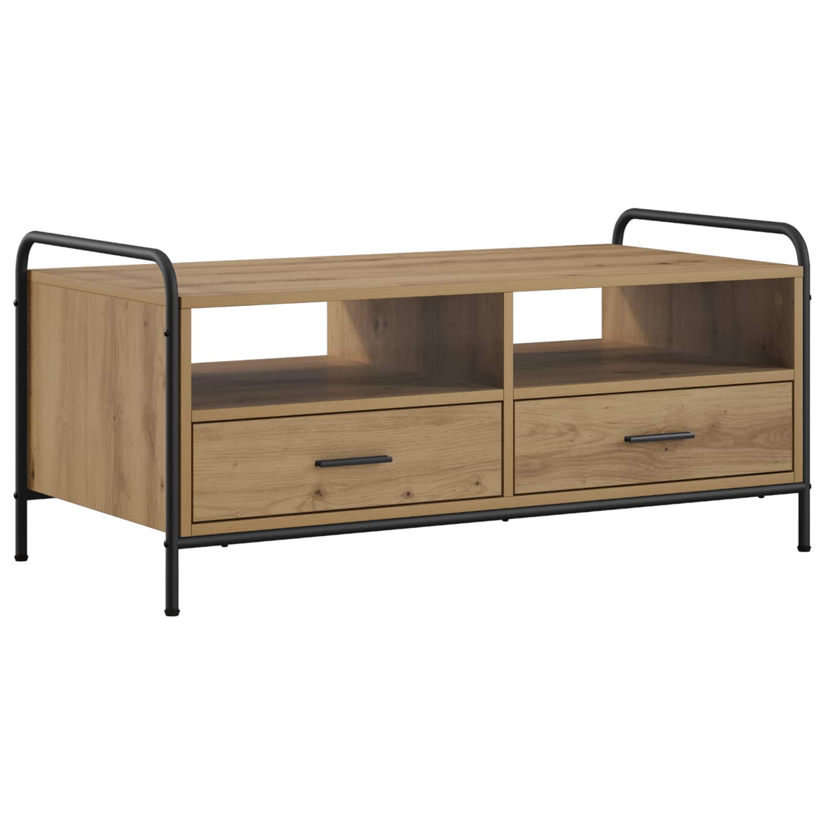 vidaXL Stolik kawowy Dąb artisan 99,5 x 49 x 46 cm Drewno inżynieryjne