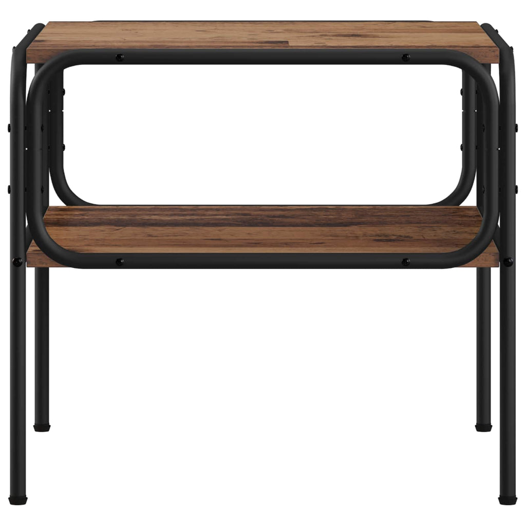 vidaXL Stolik boczny Stare drewno 100 x 50 x 46 cm Drewno inżynieryjne