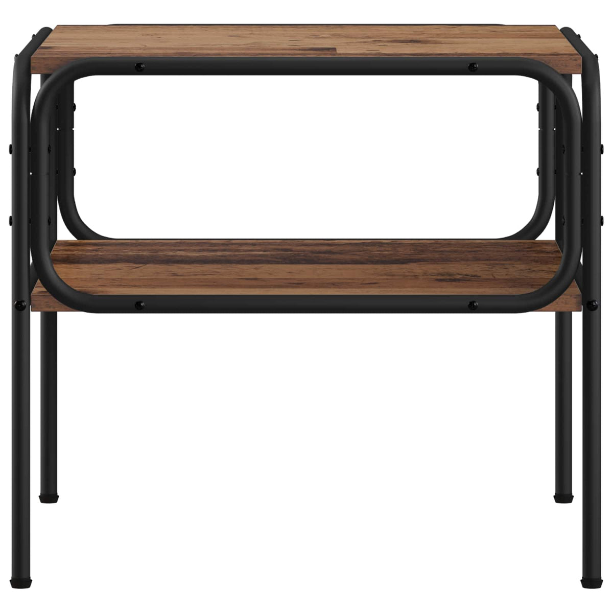 vidaXL Stolik boczny Stare drewno 100 x 50 x 46 cm Drewno inżynieryjne