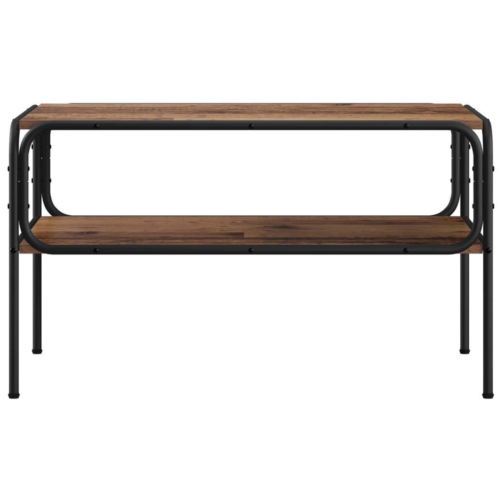 vidaXL Stolik boczny Stare drewno 100 x 50 x 46 cm Drewno inżynieryjne