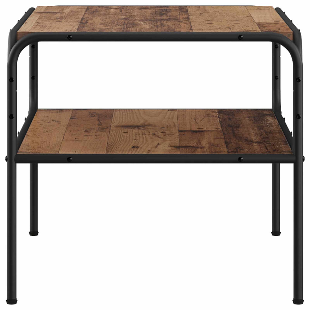 vidaXL Stolik boczny Stare drewno 100 x 50 x 46 cm Drewno inżynieryjne