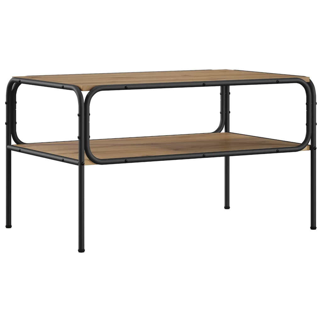 vidaXL Stolik boczny Dąb artisan 100 x 50 x 46 cm Drewno inżynieryjne