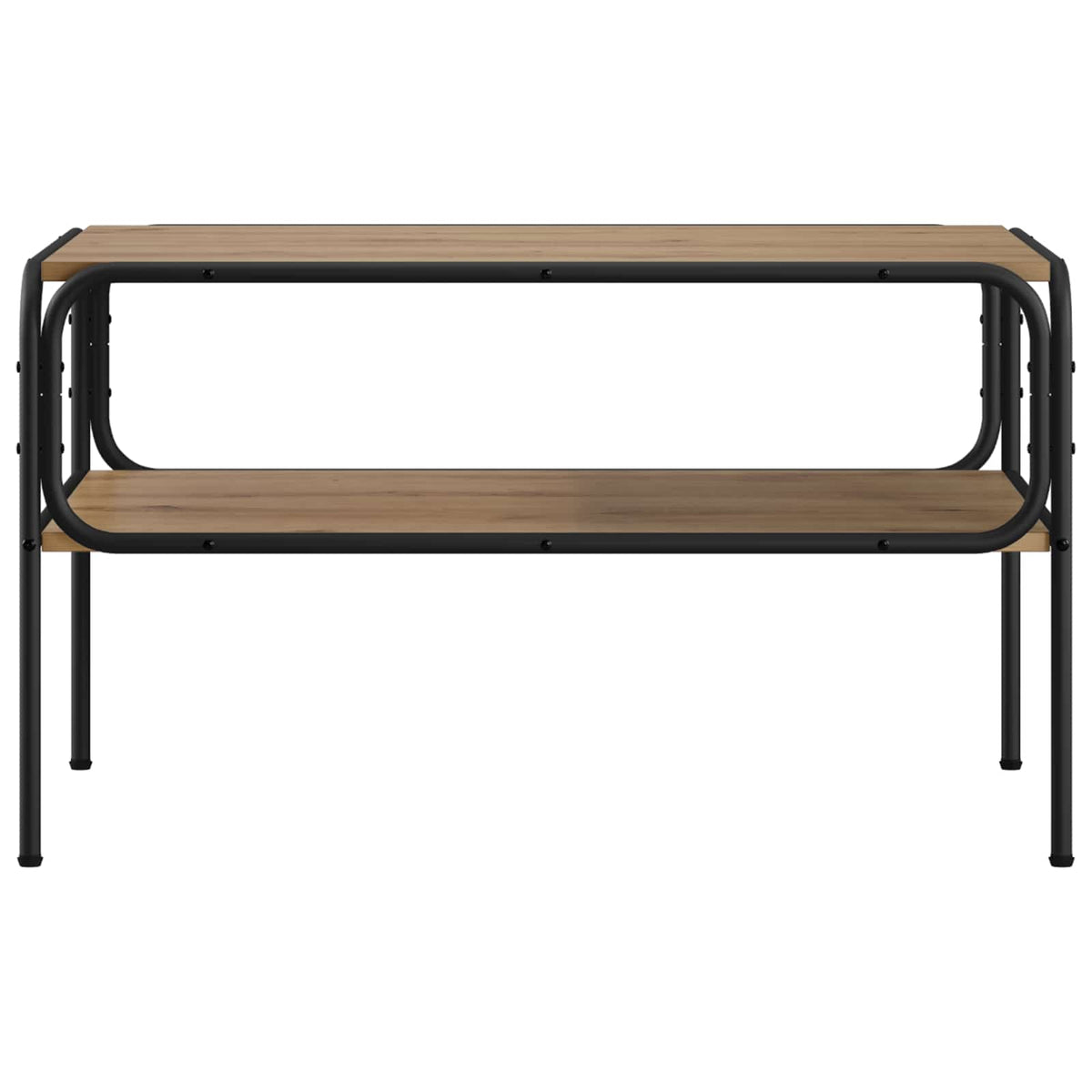 vidaXL Stolik boczny Dąb artisan 100 x 50 x 46 cm Drewno inżynieryjne