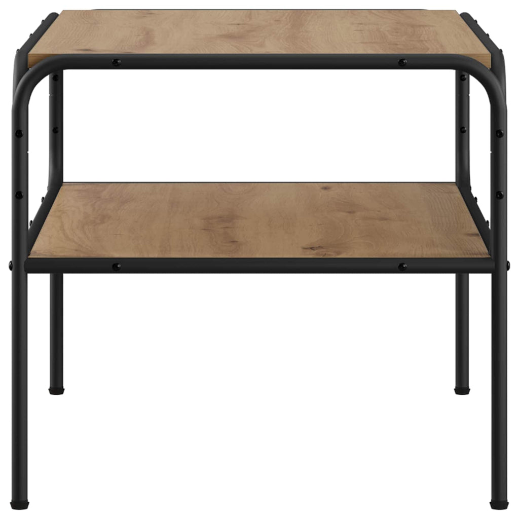 vidaXL Stolik boczny Dąb artisan 100 x 50 x 46 cm Drewno inżynieryjne