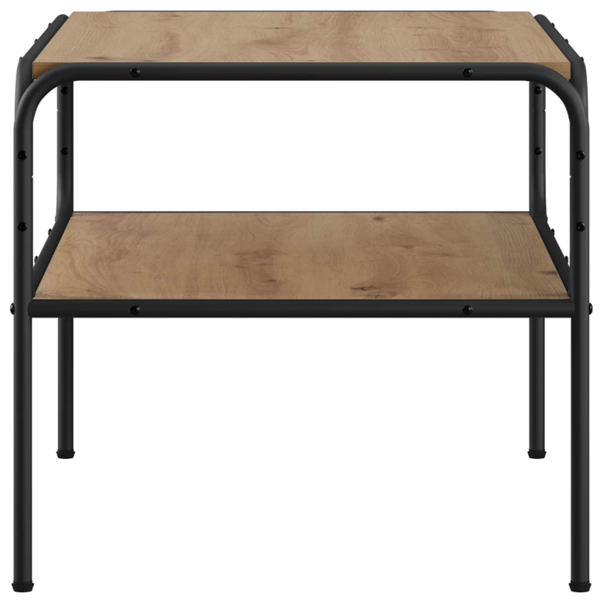 vidaXL Stolik boczny Dąb artisan 100 x 50 x 46 cm Drewno inżynieryjne