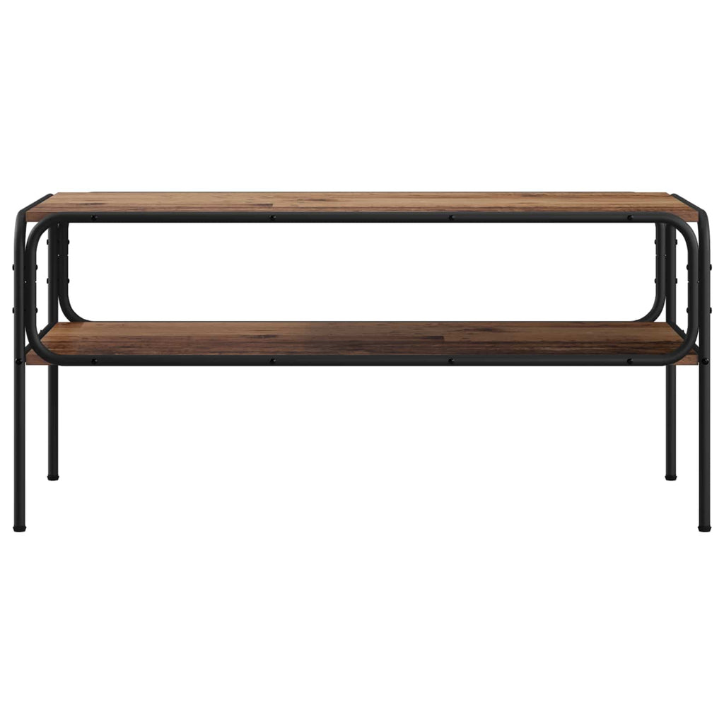 vidaXL Stolik boczny Stare drewno 100 x 50 x 46 cm Drewno inżynieryjne