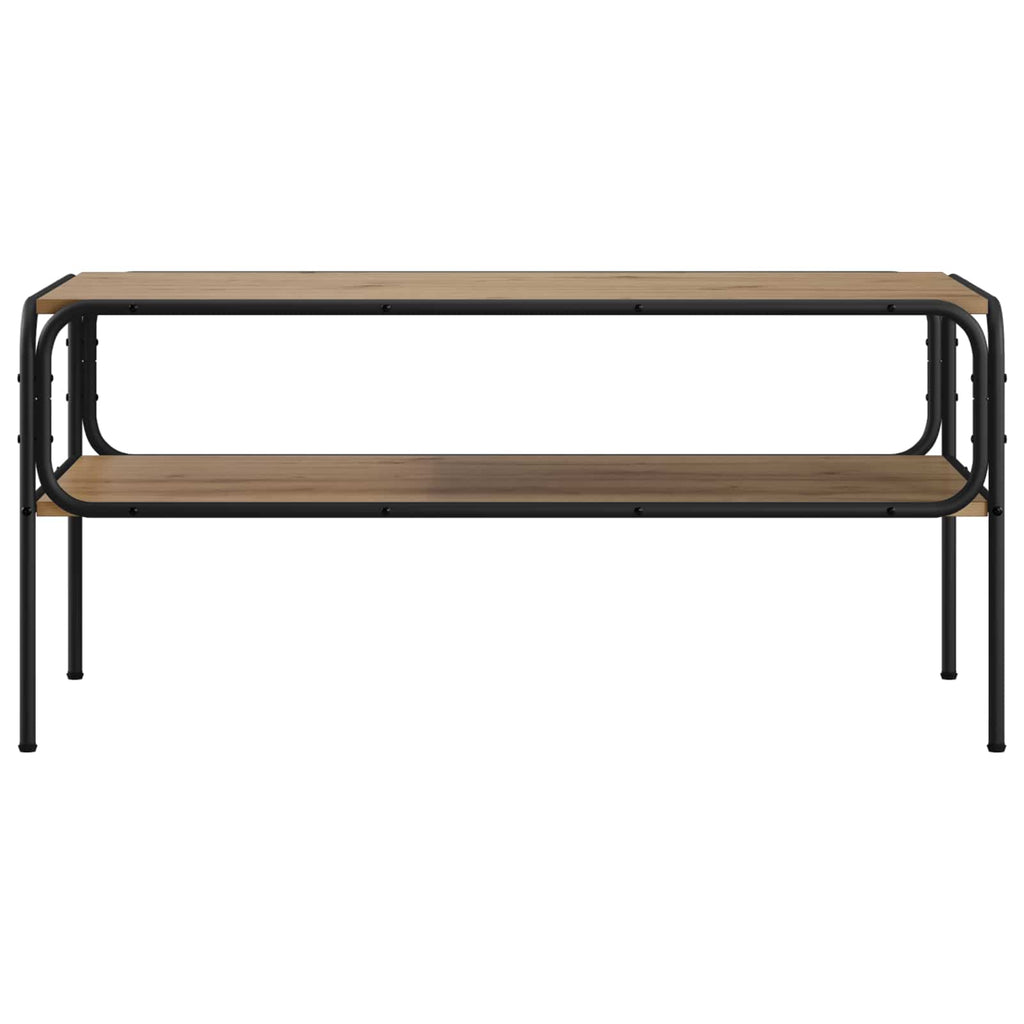 vidaXL Stolik boczny Dąb artisan 100 x 50 x 46 cm Drewno inżynieryjne