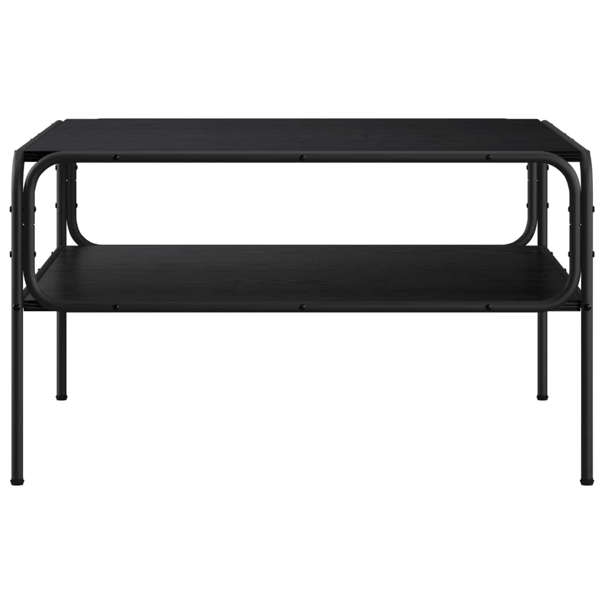 vidaXL Stolik boczny Czarny dąb 100 x 50 x 46 cm Drewno inżynieryjne