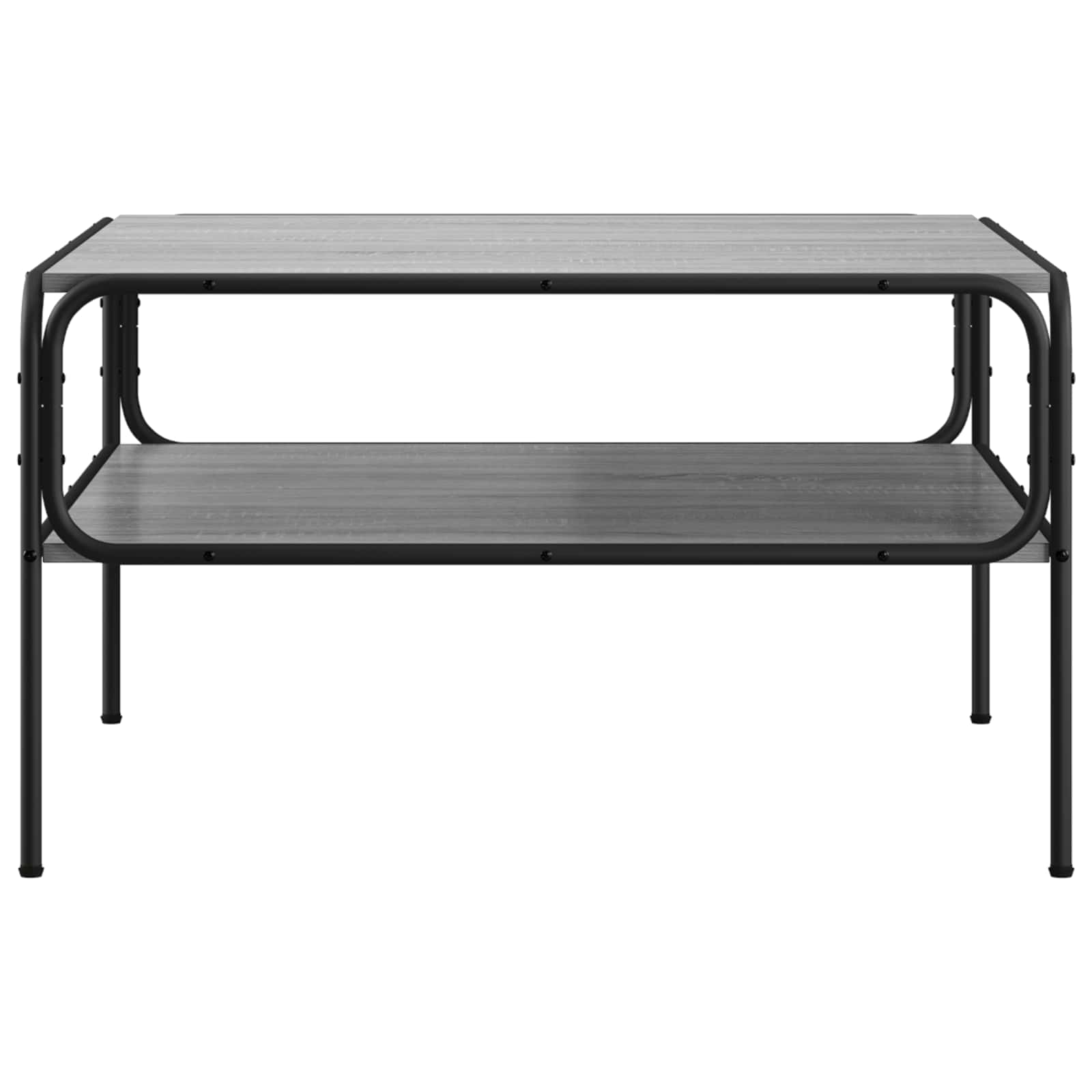 vidaXL Stolik boczny Szary Sonoma 100 x 50 x 46 cm Drewno inżynieryjne
