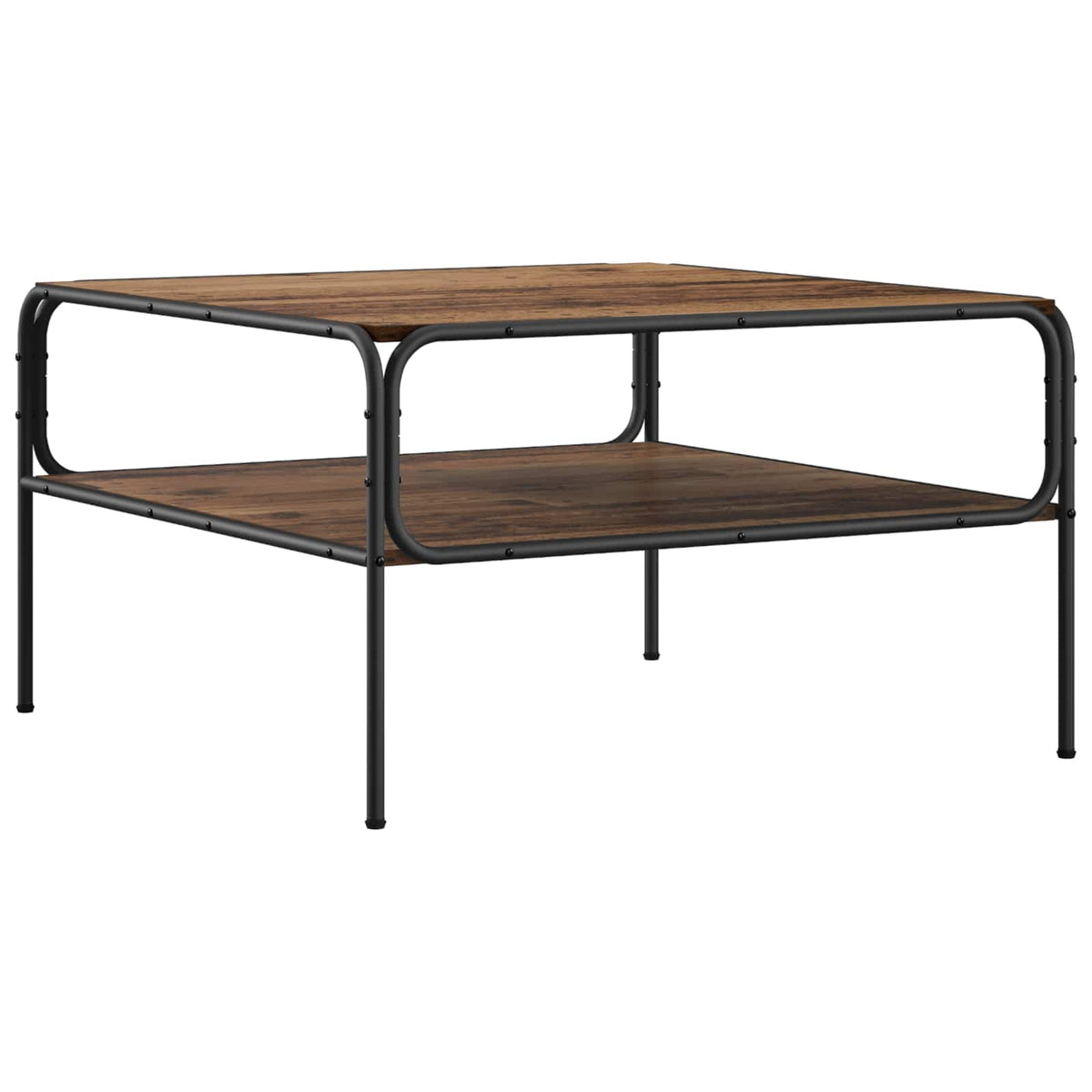 vidaXL Stolik boczny Stare drewno 100 x 50 x 46 cm Drewno inżynieryjne