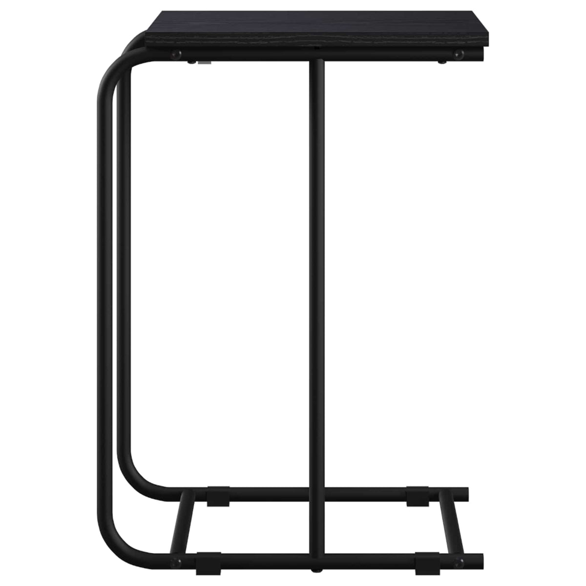 vidaXL Stolik boczny Czarny dąb 40 x 31 x 55 cm Drewno inżynieryjne