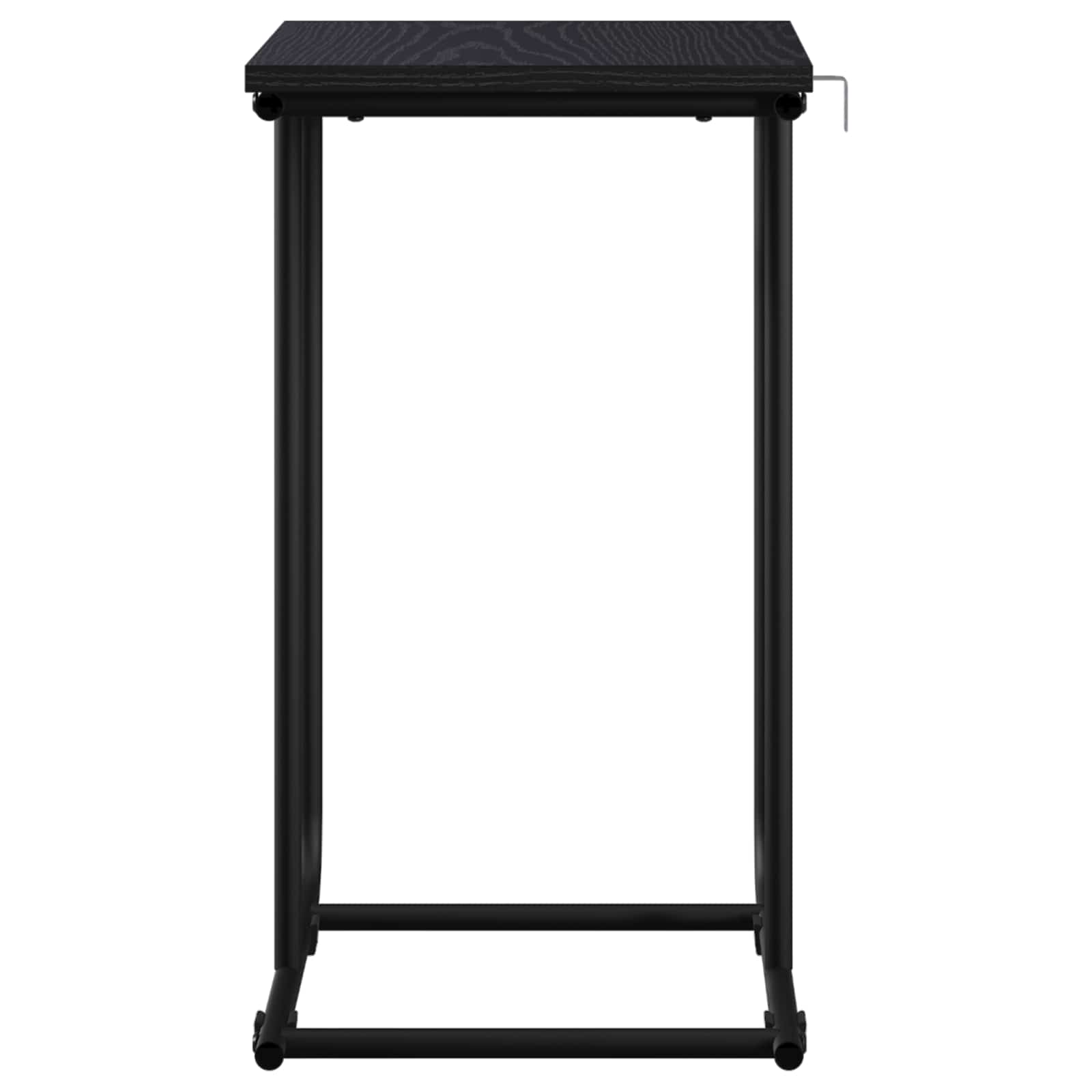 vidaXL Stolik boczny Czarny dąb 40 x 31 x 55 cm Drewno inżynieryjne