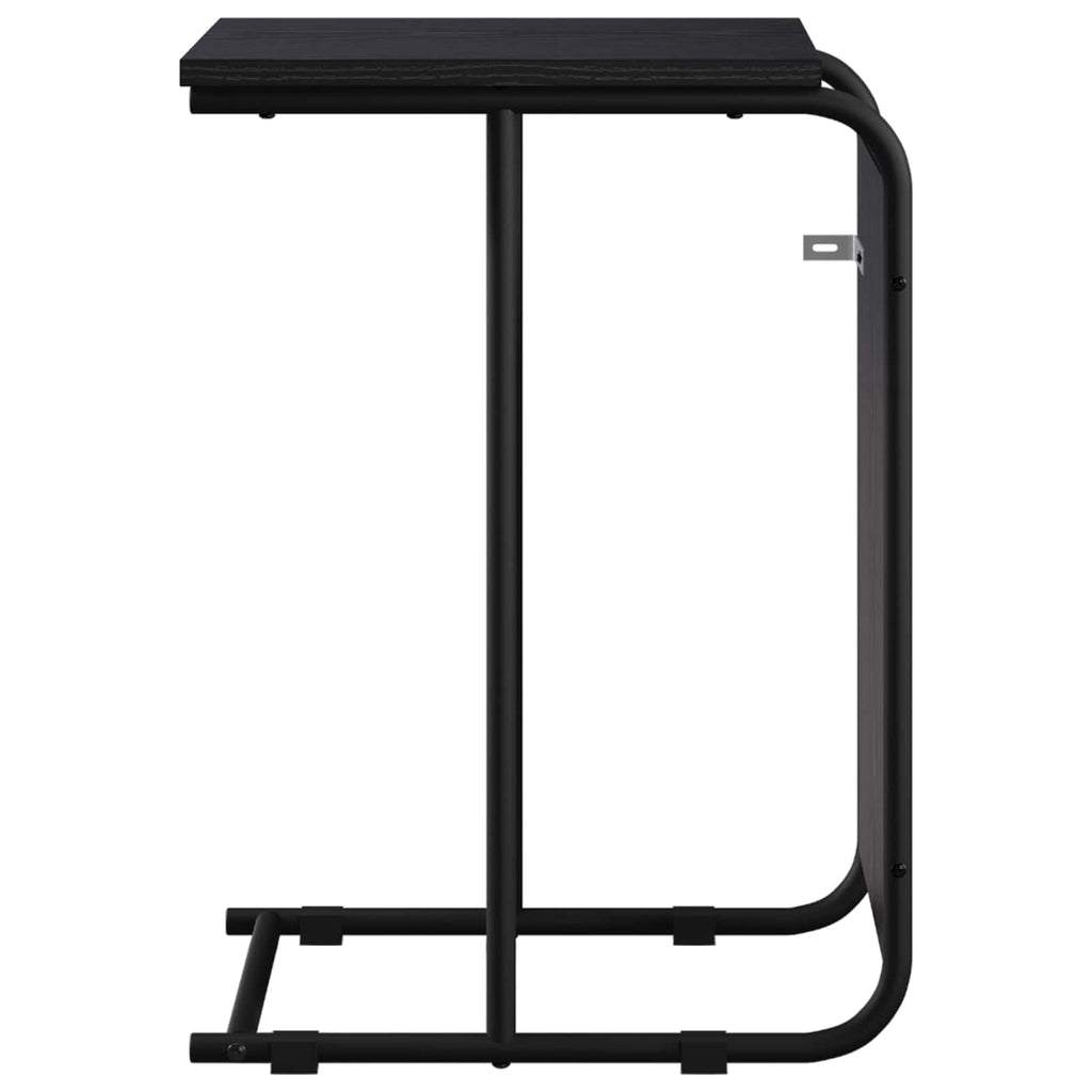 vidaXL Stolik boczny Czarny dąb 40 x 31 x 55 cm Drewno inżynieryjne
