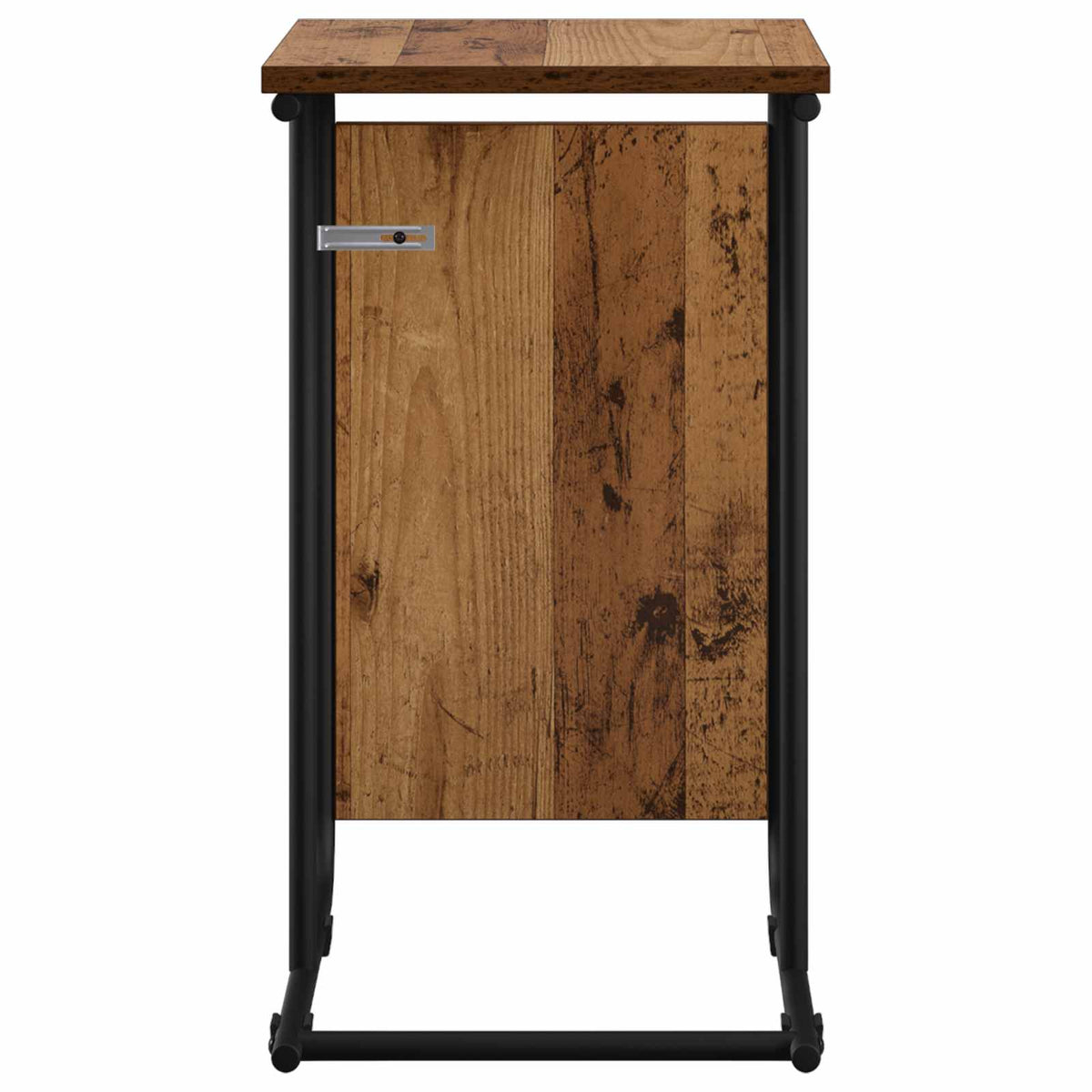 vidaXL Stolik boczny Stare drewno 40 x 31 x 55 cm Drewno inżynieryjne